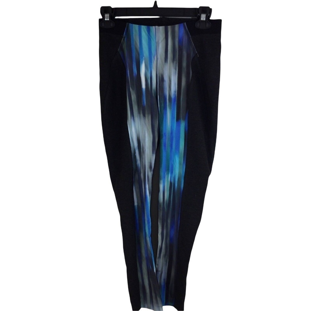 Elie Tahari Sport Trina Blue Black Leggings Womens Size Small NWT